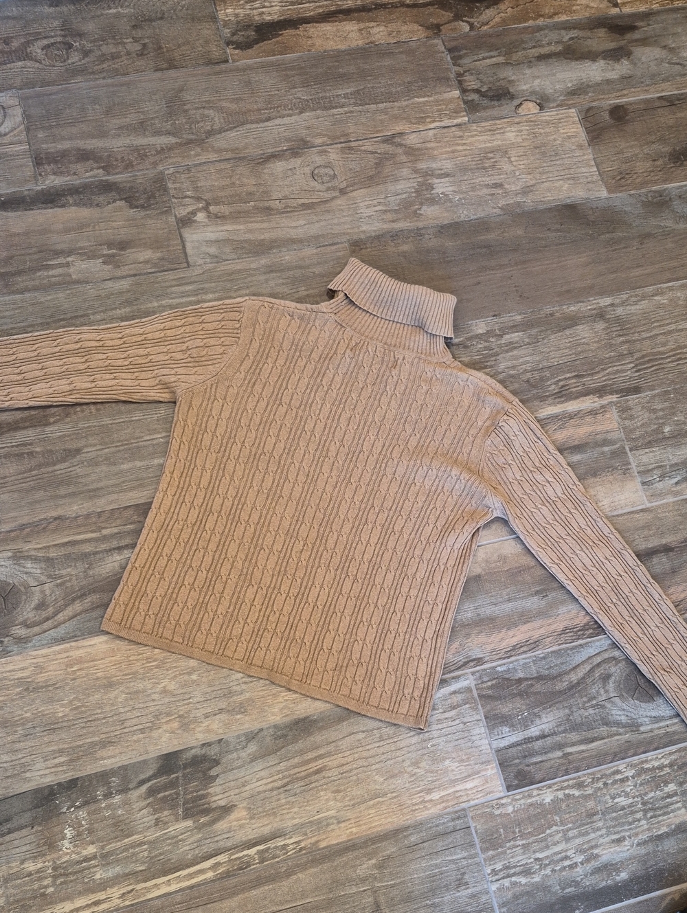 PXS/PS Vtg Embassy Row Petites Silk & Cashmere Long Sleeve Turtleneck Sweater - Picture 9 of 12